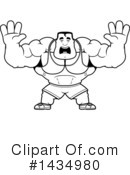 Bodybuilder Clipart #1434980 by Cory Thoman