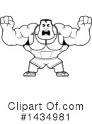 Bodybuilder Clipart #1434981 by Cory Thoman