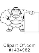 Bodybuilder Clipart #1434982 by Cory Thoman