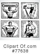 Bodybuilder Clipart #77638 by BestVector