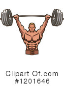 Bodybuilding Clipart #1201646 by Vector Tradition SM