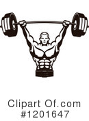 Bodybuilding Clipart #1201647 by Vector Tradition SM