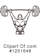 Bodybuilding Clipart #1201648 by Vector Tradition SM