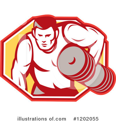 Dumbbell Clipart #1202055 by patrimonio