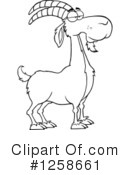 Boer Goat Clipart #1258661 by Hit Toon