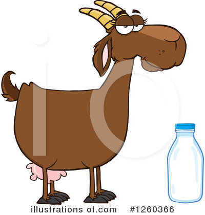 Royalty-Free (RF) Boer Goat Clipart Illustration by Hit Toon - Stock Sample #1260366