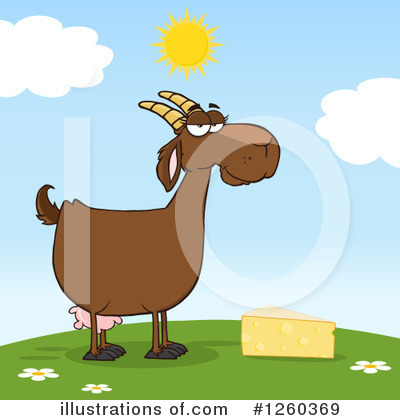 Royalty-Free (RF) Boer Goat Clipart Illustration by Hit Toon - Stock Sample #1260369