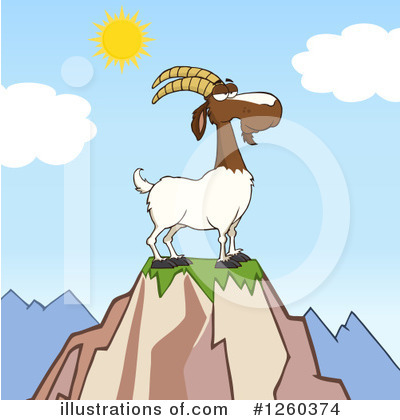Royalty-Free (RF) Boer Goat Clipart Illustration by Hit Toon - Stock Sample #1260374