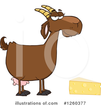 Royalty-Free (RF) Boer Goat Clipart Illustration by Hit Toon - Stock Sample #1260377