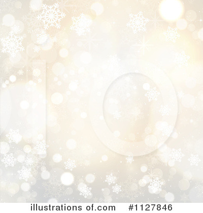 Snowflake Background Clipart #1127846 by KJ Pargeter