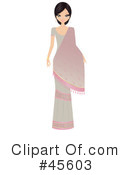 Bollywood Woman Clipart #45603 by Melisende Vector