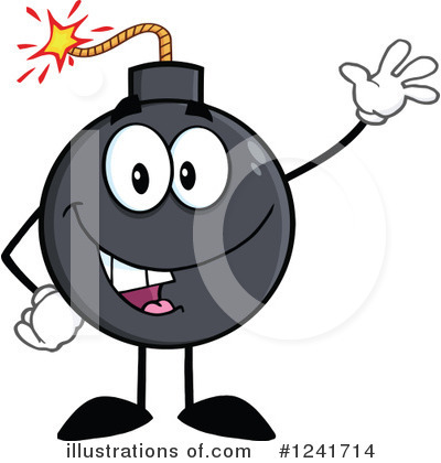 Royalty-Free (RF) Bomb Clipart Illustration by Hit Toon - Stock Sample #1241714