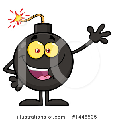 Royalty-Free (RF) Bomb Clipart Illustration by Hit Toon - Stock Sample #1448535