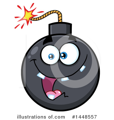 Royalty-Free (RF) Bomb Clipart Illustration by Hit Toon - Stock Sample #1448557
