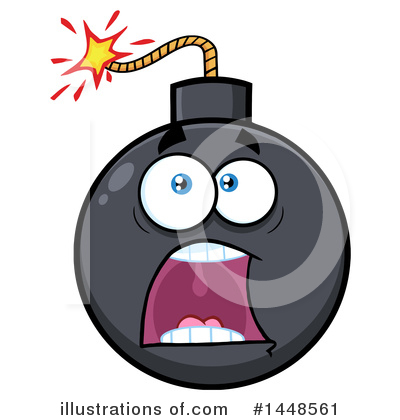 Royalty-Free (RF) Bomb Clipart Illustration by Hit Toon - Stock Sample #1448561