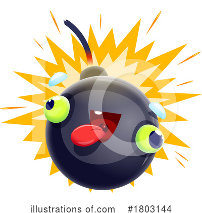Royalty-Free (RF) Bomb Clipart Illustration by Vector Tradition SM - Stock Sample #1803144