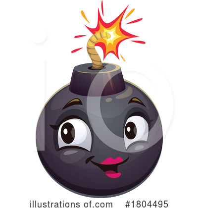 Royalty-Free (RF) Bomb Clipart Illustration by Vector Tradition SM - Stock Sample #1804495