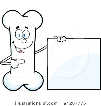 Bone Character Clipart #1267775 by Hit Toon