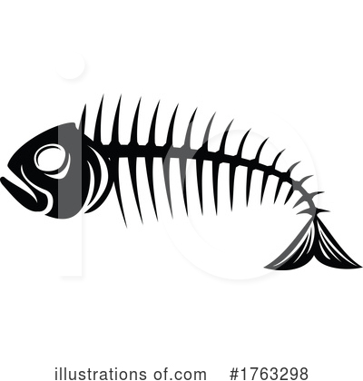 Fishbone Clipart #1763298 by Vector Tradition SM