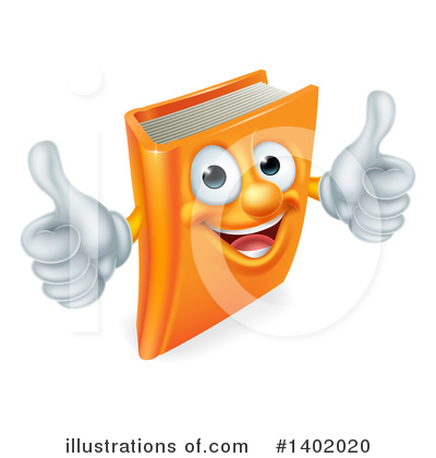 Royalty-Free (RF) Book Character Clipart Illustration by AtStockIllustration - Stock Sample #1402020