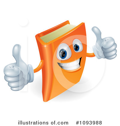 Book Mascot Clipart #1093988 by AtStockIllustration
