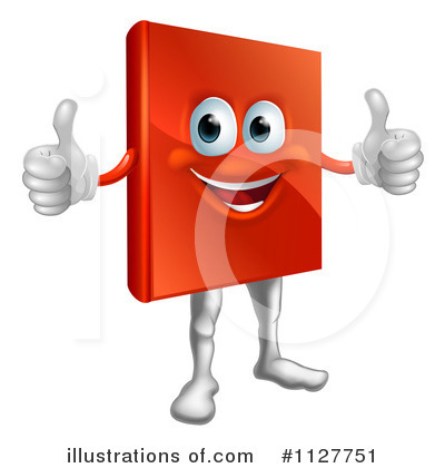 Book Mascot Clipart #1127751 by AtStockIllustration