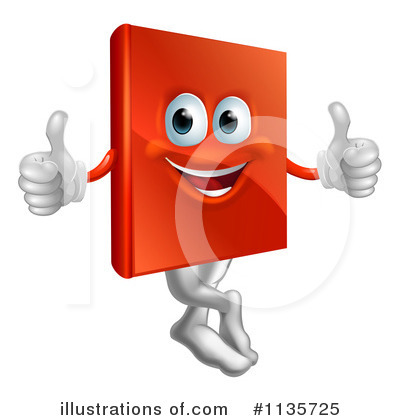 Book Mascot Clipart #1135725 by AtStockIllustration
