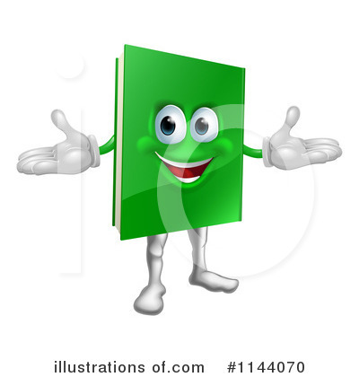 Book Mascot Clipart #1144070 by AtStockIllustration