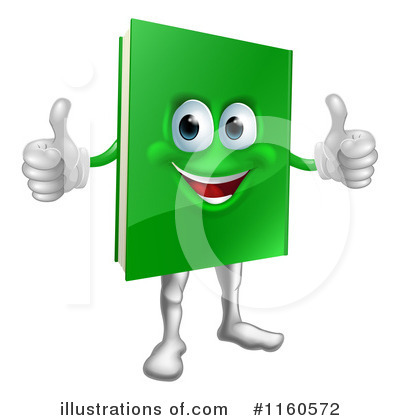 Book Mascot Clipart #1160572 by AtStockIllustration