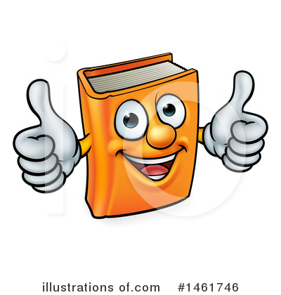 Book Mascot Clipart #1461746 by AtStockIllustration