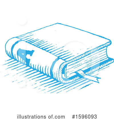 Royalty-Free (RF) Book Clipart Illustration by cidepix - Stock Sample #1596093