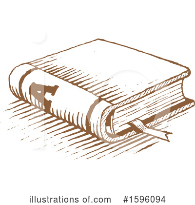 Royalty-Free (RF) Book Clipart Illustration by cidepix - Stock Sample #1596094