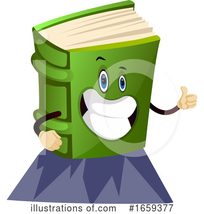 Book Mascot Clipart #1659377 by Morphart Creations