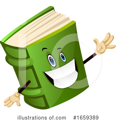 Book Mascot Clipart #1659389 by Morphart Creations