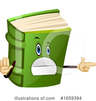 Book Mascot Clipart #1659394 by Morphart Creations