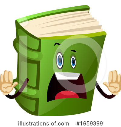 Book Mascot Clipart #1659399 by Morphart Creations