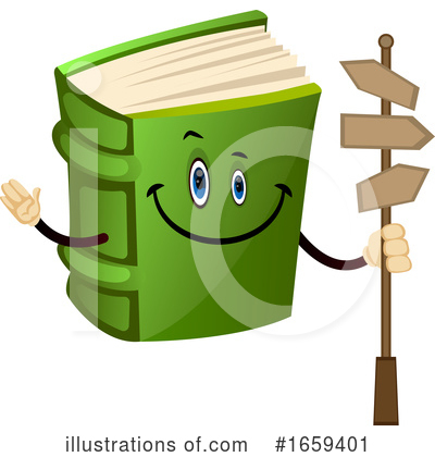 Book Mascot Clipart #1659401 by Morphart Creations