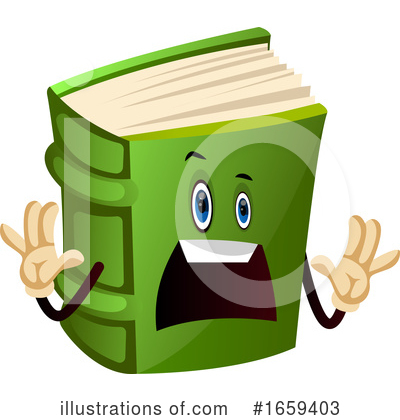 Book Mascot Clipart #1659403 by Morphart Creations