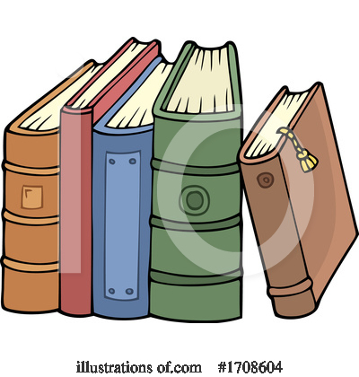 Royalty-Free (RF) Book Clipart Illustration by visekart - Stock Sample #1708604