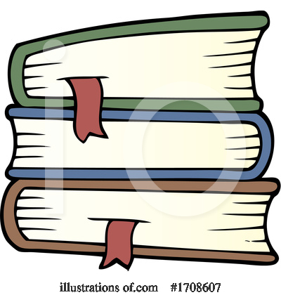 Royalty-Free (RF) Book Clipart Illustration by visekart - Stock Sample #1708607