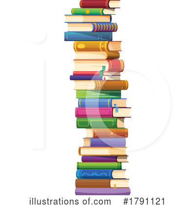 Books Clipart #1791121 by Vector Tradition SM