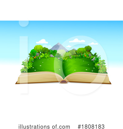 Open Book Clipart #1808183 by Vector Tradition SM