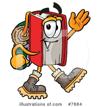 Red Book Clipart #7684 by Mascot Junction