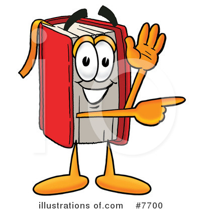 Royalty-Free (RF) Book Clipart Illustration by Mascot Junction - Stock Sample #7700