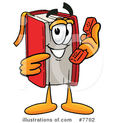 Royalty-Free (RF) Book Clipart Illustration by Mascot Junction - Stock Sample #7702