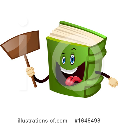 Royalty-Free (RF) Book Mascot Clipart Illustration by Morphart Creations - Stock Sample #1648498