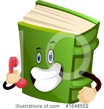 Royalty-Free (RF) Book Mascot Clipart Illustration by Morphart Creations - Stock Sample #1648502