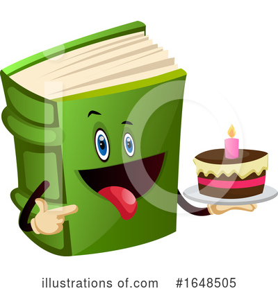 Royalty-Free (RF) Book Mascot Clipart Illustration by Morphart Creations - Stock Sample #1648505