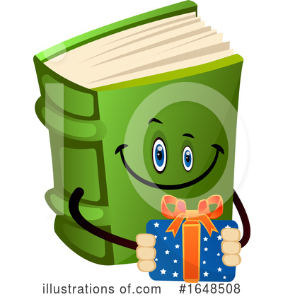 Royalty-Free (RF) Book Mascot Clipart Illustration by Morphart Creations - Stock Sample #1648508