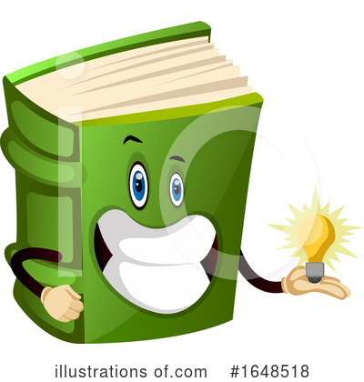 Royalty-Free (RF) Book Mascot Clipart Illustration by Morphart Creations - Stock Sample #1648518